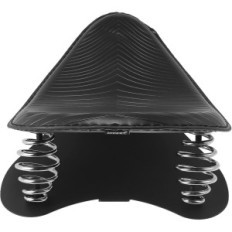 Siège MotorTorti Moto, Rivet Solo, 34 x 27 x 10 cm, noir