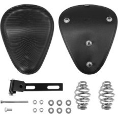 Siège MotorTorti Moto, Rivet Solo, 34 x 27 x 10 cm, noir