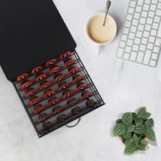 Capsule storage box for Sysyle to 40 capsules