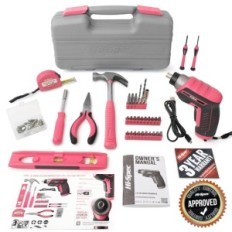 Hi-spec-gereedschappen, 1500 mAh, 35 elementen, roze, geen set