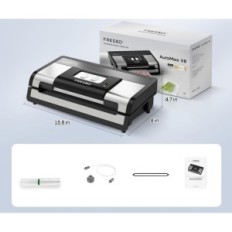 Packer automático de vacío fresco, min. 18 L, 140W, 120V