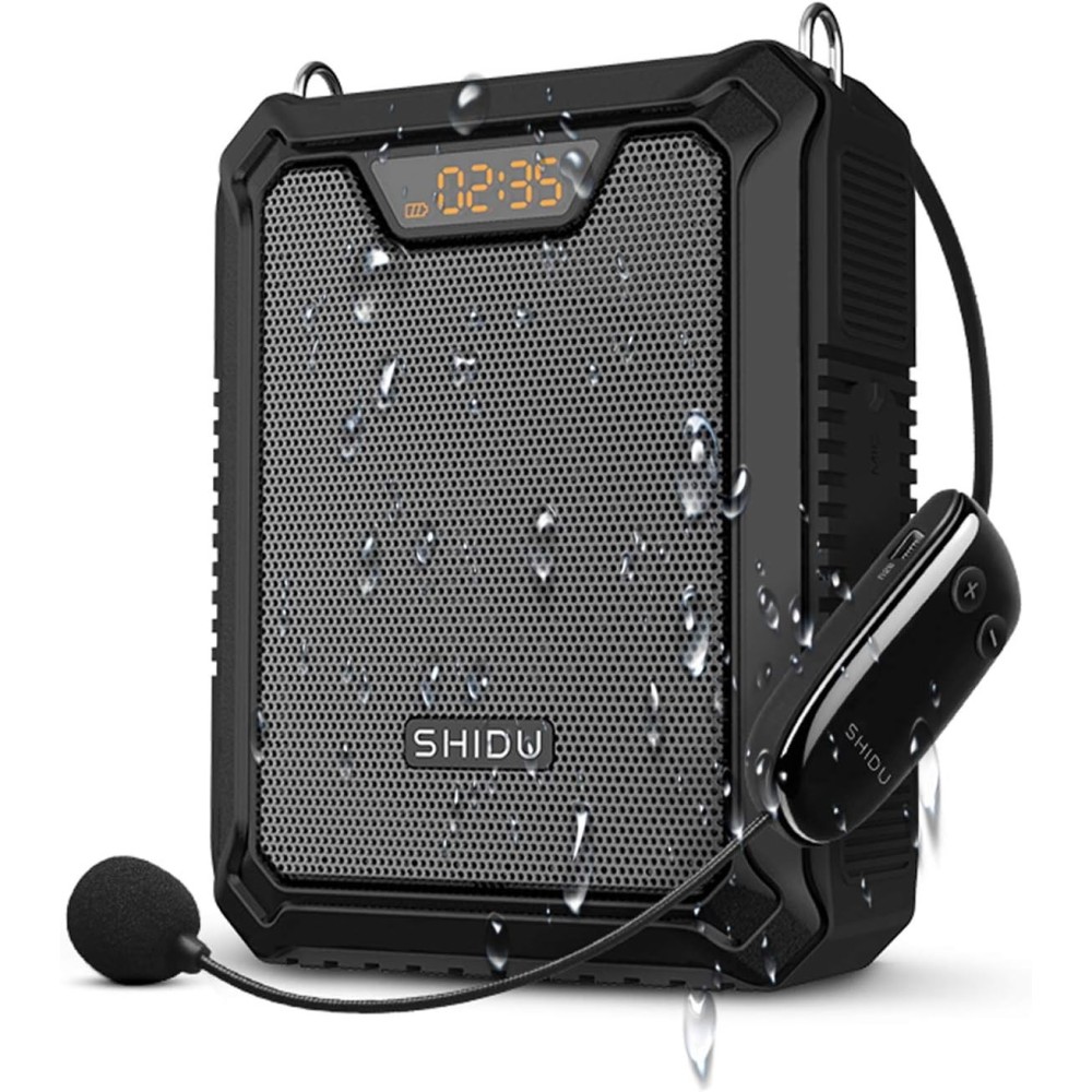 Portable shidu-kaiutin 30 W, Bluetooth, IPX6, 2500MAH, 7.4V, musta