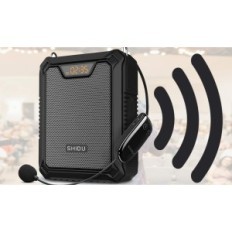 Nešiojami Shidu garsiakalbis 30 W, Bluetooth, IPX6, 2500mAh, 7.4V, juoda