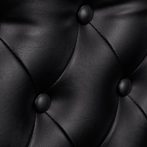 Καρέκλα Κομμωτηρίου Gabbiano Berlin σε Μαύρο και Χρυσό — κοντινή επιφάνεια