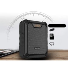 Hordozható hangszóró 30 W, Bluetooth, IPX6, 2500mAh, 7.4V, fekete