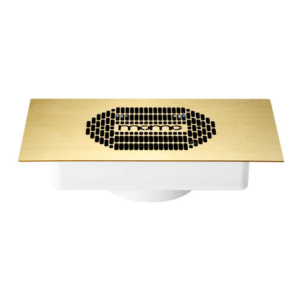Momo S-41 built-in dust absorber gold — front view