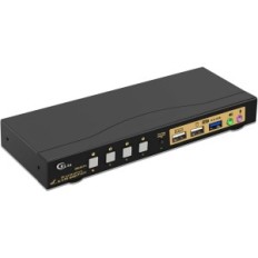Cambie los puertos KVM 4 USB 3.0, 1.4, 4K 144 Hz 5V CKLUU Cambiar a las computadoras