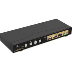 Commutateur KVM 4 ports USB 3.0, 1,4, 4K 144 Hz 5V CKLUU Switch to Ordinateurs
