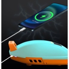 Pomp Swonder Seawolf, 9000 mAh, blauw / mandarijn