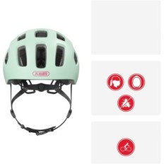 ABUS S 48-54 cm Casco zecca congelata per bambini e adulti con LED e regolamentazione