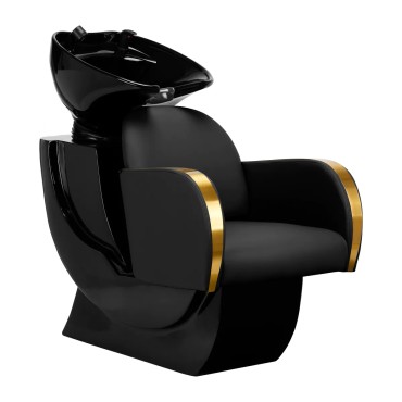 Umývacia jednotka Gabbiano Malaga v zlatej a čiernej farbe
