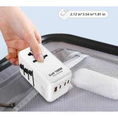 Uooucoo 638FV Adapter, 100W, Typ A, för MacBook Pro, iPad, iPhone