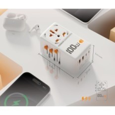 TESSAN TS- WTA04, 100 W, 250 V, 18W, White Orange