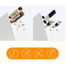 Tessan TS-WTA04, 100W, 250 V, 18W, valge ja oranž