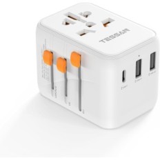 Tessan 635FC adapter, 2,4A / 12W, 3A / 15W, hvid