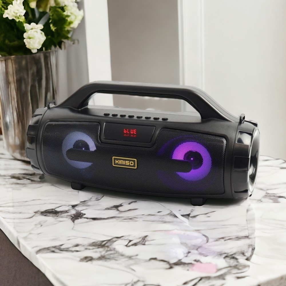 Nešiojami kimiso garsiakalbis km-s3 "Bluetooth" 10W juoda belaidžio muzikos grotuvas su USB