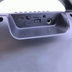 Kannettava Kimiso-kaiutin KM-S3 Bluetooth 10W Musta langaton musiikkisoitin USB: llä