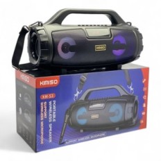 Prijenosni Kimiso zvučnici KM-S3 Bluetooth 10W Black Wireless Music player s USB-om
