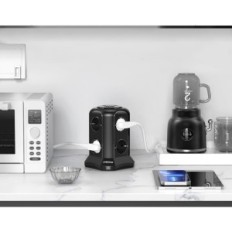 NveShox TP-VB4U8E-C / C / TP-VB4U81-C võrgufilter, USB-C, 4000W, 16A, must