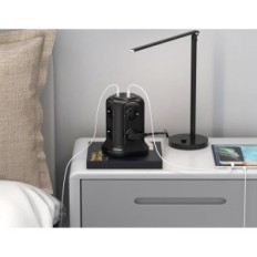 NVEESHOX TP-VB4U8E-C / C / TP-VB4U81-C Nätverksfilter, USB-C, 4000W, 16A, svart