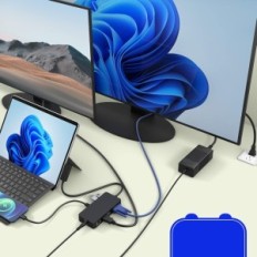 Σταθμός σύνδεσης Yemie Pro, MicroSD, VGA 1080p @ 60Hz, HDMI 4K @ 30Hz, USB 3.0