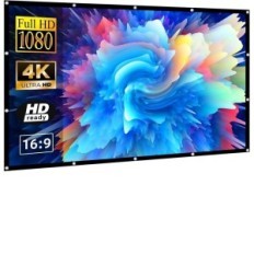 Large Vercorkin 200-inch Projection Screen, 16: 9, Used