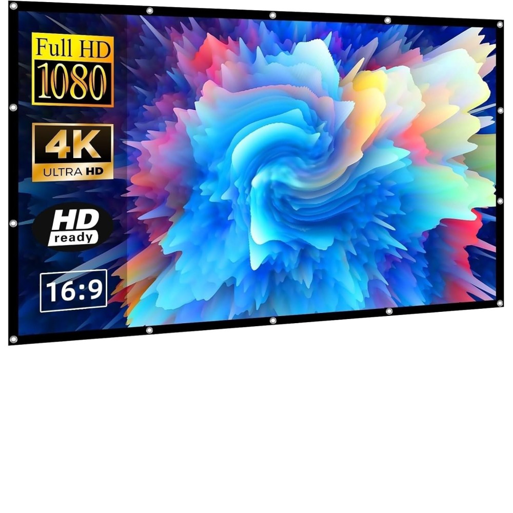 Large Vercorkin 200-inch Projection Screen, 16: 9, Used