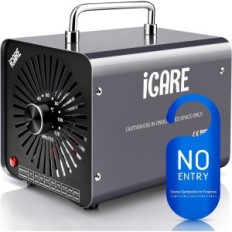 ICARE ózon generátor 30000 Mg / h, 45W, 45 dB, 16,3 x 21,5 x 16 cm, szürke