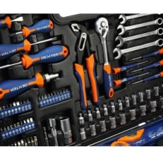 DEXTER Toolkit, 108 artículos, 7 x 51 x 36 cm, usado