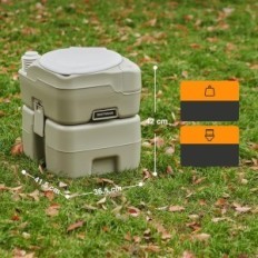 Dartmoor 20l portable toilet, 41.5 x 36.5 x 42 cm