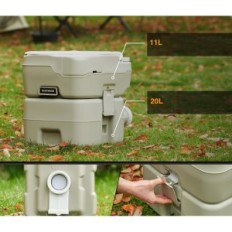 Dartmoor 20l portable toilet, 41.5 x 36.5 x 42 cm