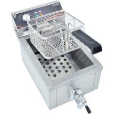 Dunlice Electric Fryer, 3000w, 220V, 43x27.3x26cm, Utilisé