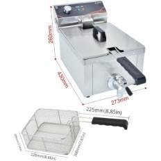 Dunlice Fryer Elétrico, 3000W, 220V, 43x27.3x26cmUsado