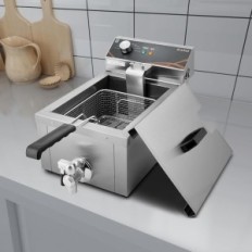 Frytkownica elektryczna DUNLICE, 3000W, 220V, 43x27.3x26cm, Używany