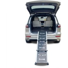 PSA topway ramp, 150 svarų kėlimo talpa, 71-156 cm, juoda ir sidabrinė