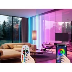 LED Bagza Multicolor Bag 10 M IP65 220V kaugjuhtimispult välise kaunistamiseks veekindel RGB lint