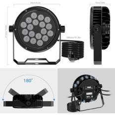 Holdlamp Lamp ZQ01417 IP65 105 cm ūdensnecaurlaidīgs LED apgaismojums interjeriem un āra