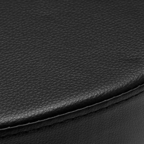 Tabouret esthétique AM-304G noir — gros plan assise
