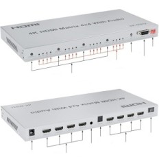 XYKJOBC, interruttore HDMI 2.0, 30,2 x 22,5 x 5,7 cm, mostra