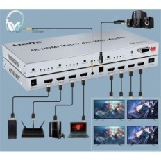XYKJOBC, HDMI 2.0-switch, 30,2 x 22,5 x 5,7 cm, utställning