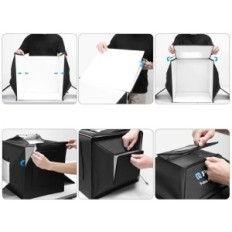 PULUZ CAJA DE PULUZ 40 CM, 16x16 pulgadas, 4 colores de fondo Foto portátil Tienda de fotos