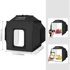 Puluz Box 40 cm, 16x16 pouces, tente photo portable de fond de 4 couleurs