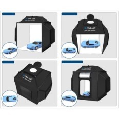 PULUZ-box 40 cm, 16x16 inch, 4 kleuren achtergrond draagbare fotogent