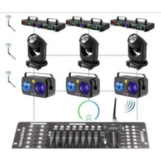 Bežični DMX UKING kontroler, 5 v, 1 a, 5w