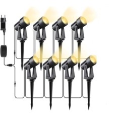 Iluminación de jardín Svater al aire libre, 32 m, 3000 LM, 10x2W, 27V, IP65, 8 PCS.
