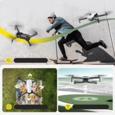 Dron Holy Stone HS280, 1080p, tryk på Fly, 13,5 x 9,8 x 5,3 cm