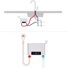 Electric EUNEWR veesoojendi, 30-52 ° C, 3500 W, Kasutatud, Kit