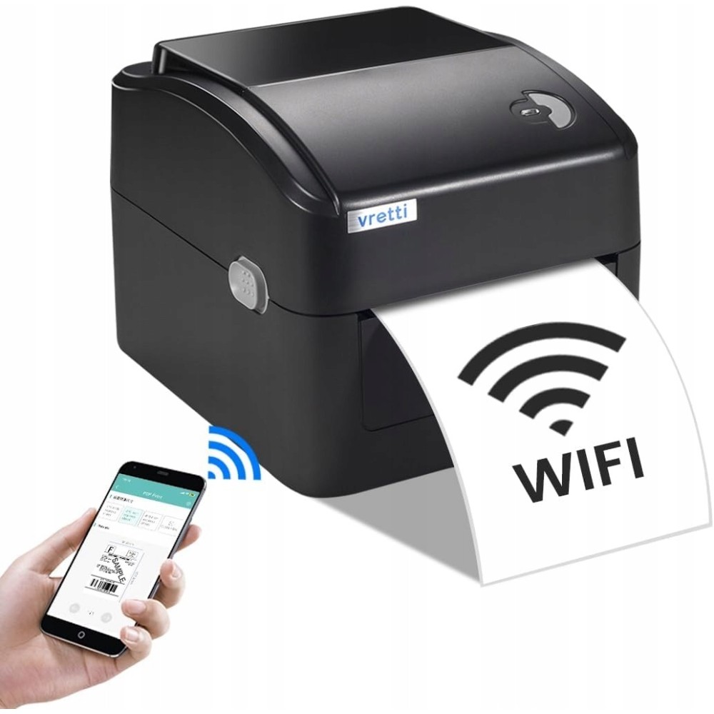 Vretti Wi-Fi courier printer, 4x6 '' labels, exhibition