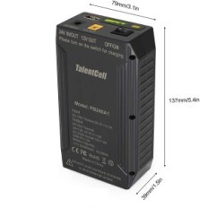 "Power Bank Talentcell" 24/12/5 V, 82.88 WH, 22400 mAh, po remonto