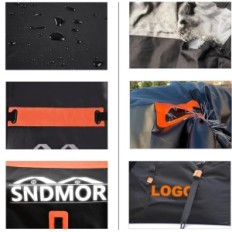 Automobilinis krepšys ant stogo sndmor snd1009a, oranžinė